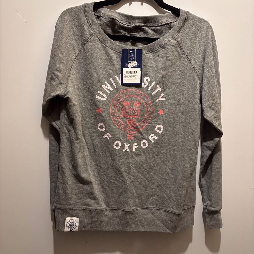 Oxford Sweatshirt NWT Size M 34" X 23"